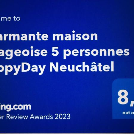 Charmante Maison Villageoise 5 Personnes Happyday Neuchatel Saint-Blaise Dış mekan fotoğraf